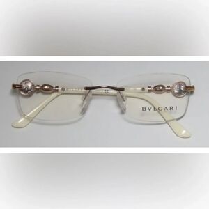 BVLGARI ivory gold Eye glasses, Authentic and New